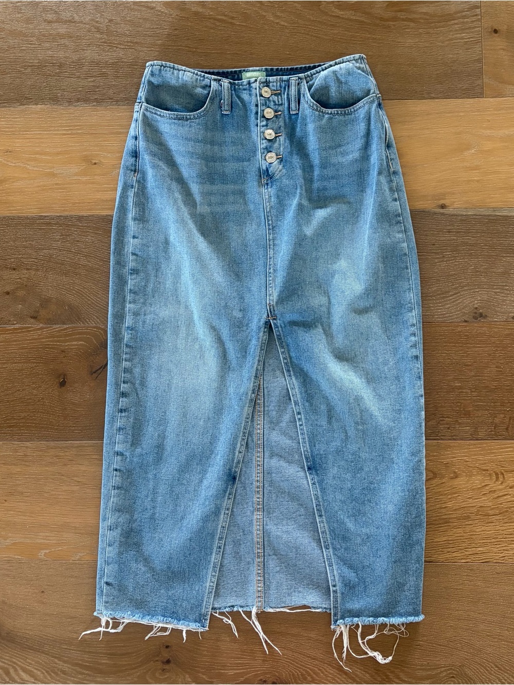 Articles of Society Denim Midi Skirt